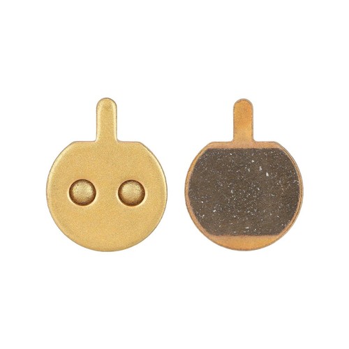 Sintered metal brake - pads, gold